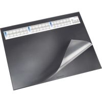 Läufer Schreibunterlage Durella DS 44656 52x65cm +Vollsichtfolie schwarz