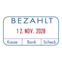 COLOP Datumsstempel Printer S260 L2 Green Line Bezahlt 127788