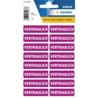 HERMA Hinweisetikett 15037 12,5x40mm Vertraulich 320 Stück