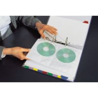 Leitz CD-Hülle 62430003 für 4CDs glaklar