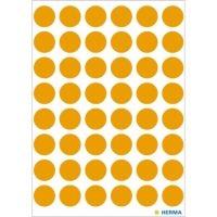 HERMA Markierungspunkt 1864 13mm leuchtorange 240 Stück