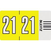 Leitz Jahressignal Orgacolor 2021 67511015 gelb 500 Stück