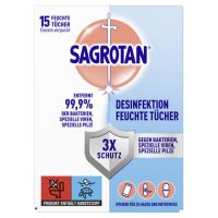 Sagrotan Desinfektionstuch 21030 15 Stück