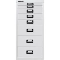 Bisley Schubladenschrank L298696 8Schubfächer verkehrsweiß