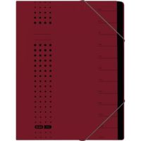ELBA Ordnungsmappe chic 400002021 DIN A4 7Fächer Karton bordeaux