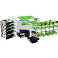 DYMO Schriftbandkassette D1 2093096 9mmx7m schwarz auf weiß 10St.