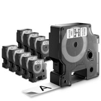 DYMO Schriftbandkassette D1 2093098 19mmx7m schwarz auf weiß 10St.