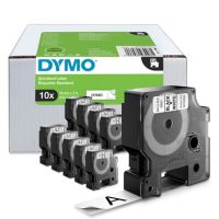 DYMO Schriftbandkassette D1 2093098 19mmx7m schwarz auf weiß 10St.