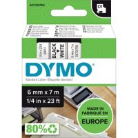 DYMO Schriftbandkassette D1 S0720780 6mmx7m schwarz auf weiß