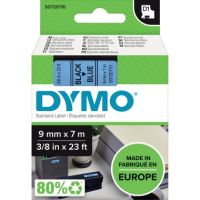 DYMO Schriftbandkassette D1 S0720710 9mmx7m schwarz auf blau