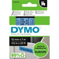 DYMO Schriftbandkassette D1 S0720560 12mmx7m schwarz auf bl