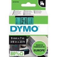 DYMO Schriftbandkassette D1 S0720740 9mmx7m schwarz auf grün