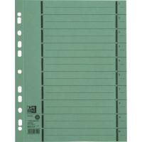 Oxford Trennblatt 400004667 DIN A4 250g Karton grün 100 Stück