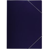 Oxford Eckspanner 100555331 DIN A4 PP dunkelblau