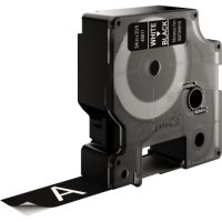 DYMO Schriftbandkassette D1 S0720910 19mmx7m weiß auf schwarz