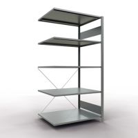 SCHULTE Regal MULTIplus150 12585 Anbauregal 2.000x1.000x800mm 5Böden verzinkt