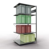 SCHULTE Regal MULTIplus150 12585 Anbauregal 2.000x1.000x800mm 5Böden verzinkt