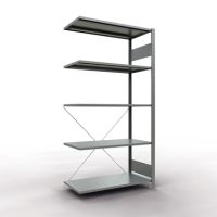 SCHULTE Regal MULTIplus150 12755 Anbauregal 2.000x1.000x500mm 5Böden verzinkt