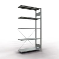 SCHULTE Regal MULTIplus150 12745 Anbauregal 2.000x1.000x400mm 5Böden verzinkt