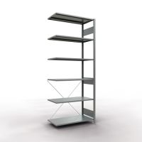 SCHULTE Regal MULTIplus150 12756 Anbauregal 2.500x1.000x500mm 6Böden verzinkt