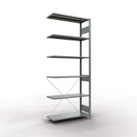 SCHULTE Regal MULTIplus150 12746 Anbauregal 2.500x1.000x400mm 6Böden verzinkt