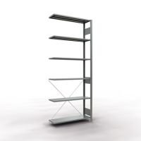SCHULTE Regal MULTIplus150 12736 Anbauregal 2.500x1.000x300mm 6Böden verzinkt