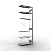 SCHULTE Regal MULTIplus150 12757 Anbauregal 3.000x1.000x500mm 7Böden verzinkt