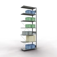 SCHULTE Regal MULTIplus150 12757 Anbauregal 3.000x1.000x500mm 7Böden verzinkt