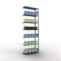 SCHULTE Regal MULTIplus150 12747 Anbauregal 3.000x1.000x400mm 7Böden verzinkt