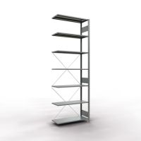 SCHULTE Regal MULTIplus150 12747 Anbauregal 3.000x1.000x400mm 7Böden verzinkt