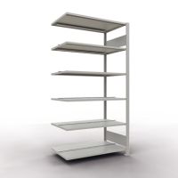 SCHULTE Regal MULTIplus150 36046 Anbauregal 2.000x1.000x600mm MA lichtgrau