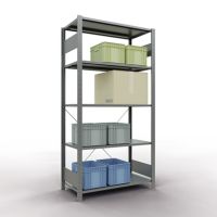 SCHULTE Regal MULTIplus150 12750 Grundregal 2.000x1.000x500mm 5Böden verzinkt