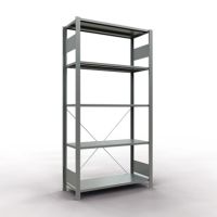 SCHULTE Regal MULTIplus150 12740 Grundregal 2.000x1.000x400mm 5Böden verzinkt