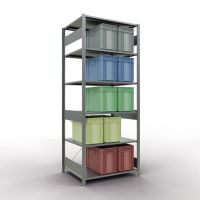 SCHULTE Regal MULTIplus150 12581 Grundregal 2.500x1.000x800mm 6Böden verzinkt