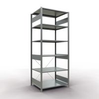 SCHULTE Regal MULTIplus150 12581 Grundregal 2.500x1.000x800mm 6Böden verzinkt