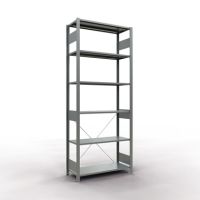 SCHULTE Regal MULTIplus150 12741 Grundregal 2.500x1.000x400mm 6Böden verzinkt
