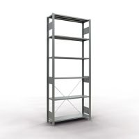 SCHULTE Regal MULTIplus150 12731 Grundregal 2.500x1.000x300mm 6Böden verzinkt