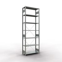 SCHULTE Regal MULTIplus150 12742 Grundregal 3.000x1.000x400mm 7Böden verzinkt