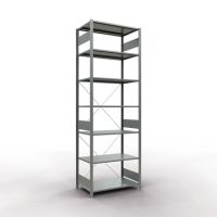 SCHULTE Regal MULTIplus150 12762 Grundregal 3.000x1.000x600mm 7Böden verzinkt