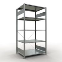 SCHULTE Regal MULTIplus150 12580 Grundregal 2.000x1.000x800mm 5Böden verzinkt