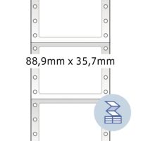 HERMA Endlosetikett 8211 88,9x35,7mm weiß 4.000 Stück