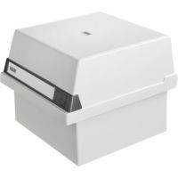 HAN Karteikasten 965-11 DIN A5 quer max. 800Karten PS lichtgrau