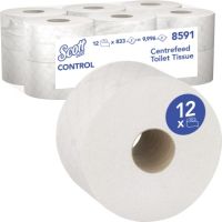 Scott Toilettenpapier Control 8591 2-lagig weiß 12 Stück