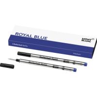 Montblanc Tintenrollermine 128233 royal blue M blau 2 Stück