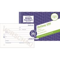 Avery Zweckform Quittung 1255 A6 100Blatt