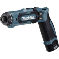 Makita Akkubohrschrauber DF012DSE mit 2 Akkus und Koffer