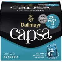 Dallmayr Kaffeekapsel capsa Lungo Azzurro XXL 106039000 39 Stück