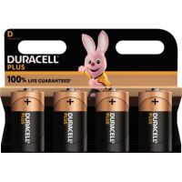 DURACELL Batterie Plus Mono D LR20 142039 1.5V 4 Stück