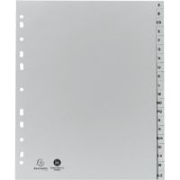 Exacompta Register 1920B DIN A4+ 20tlg A-Z PP grau