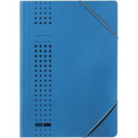 ELBA Eckspanner chic 400010053 DIN A4 150Bl. Karton blau